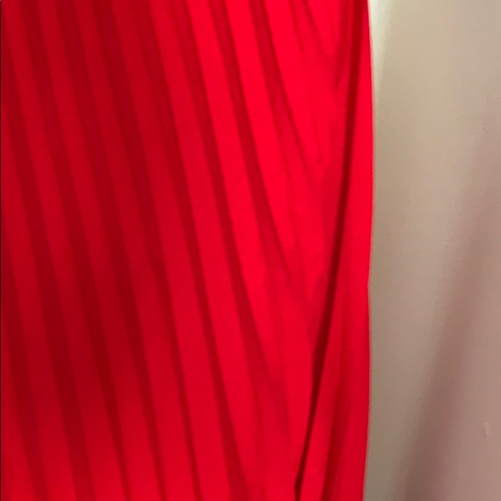 Red pleated skirt - Picture 8 of 11